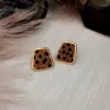 Aretes square animal print – 5 colores únicos