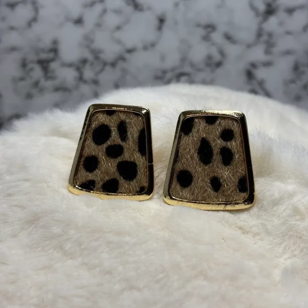 Aretes square animal print – 5 colores únicos