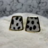 Aretes square animal print – 5 colores únicos