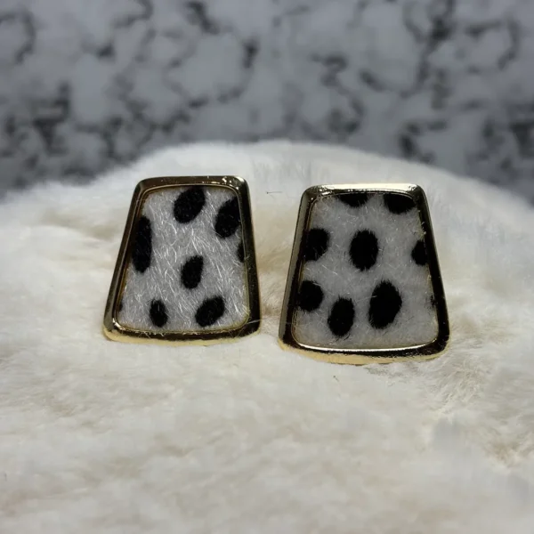 Aretes square animal print – 5 colores únicos