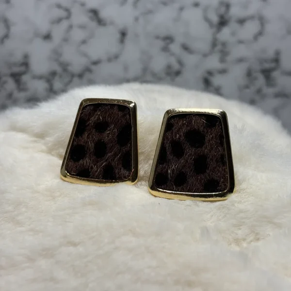 Aretes square animal print – 5 colores únicos