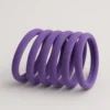 Juego de ligas para el cabello morado